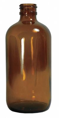 QORPAK Sampling Bottle: 480 mL, Amber, 28-400, No Closure, 60, No Closure, Type III (MPN GLA-00896). Key specifications — attr1370730: Amber; attr1370762: None; attr1370763: Soda Lime Glass; attr1370766: QORPAK; attr1370767: 28-400; attr1370776: No; attr1370779: Type III.
