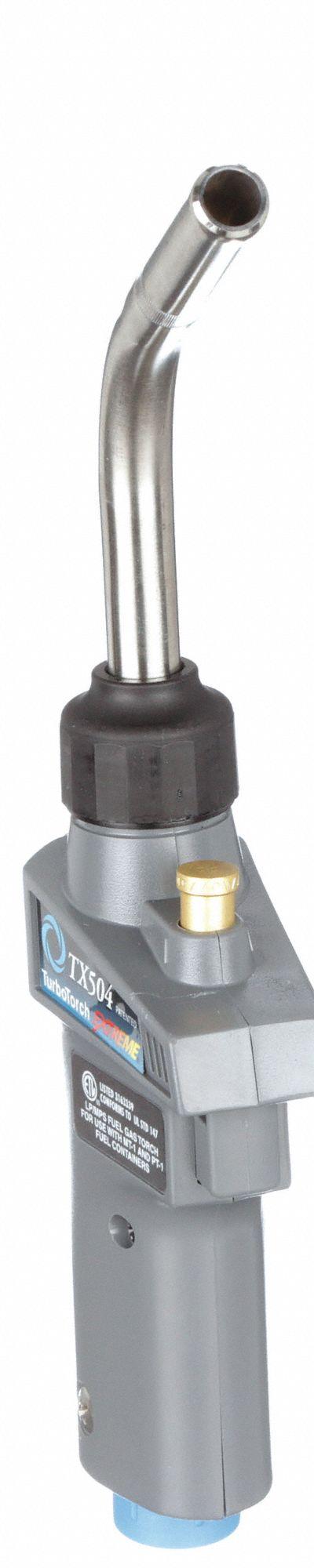TURBOTORCH Hand Torch: Swirl Flame, Trigger-Start, Fixed Tip - High Output Hand Torches