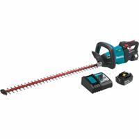 MAKITA Battery-Powered Hedge Trimmer Kit: LXT® Platform, 3/8 in Cutting Wd, 30 in Blade Lg, 18 V (MPN XHU08T). Key specifications — attr994967: MAKITA; attr994962: 5.0 Ah.