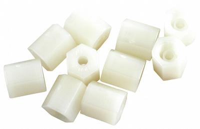 ACORN Compression Nuts: Air-Trol/Penal-Trol, Nylon, 2 in Overall Wd, 3 in Overall Ht - Fittings, Hardware & Tools for Institutional Toilets