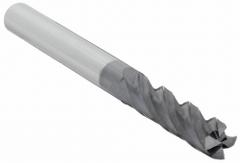 APPROVED VENDOR Square End Mill: Carbide, AlTiN Coated, 4 Flute, 5/16" Mill Dia, 1-1/8" LOC, 3" OAL (MPN 215-001028)