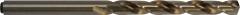 CLEVELAND Taper Length Drill Bit: #30, 118° Notched Point, Straw/Bronze Cobalt, Tang Shank (MPN C83021). Key specifications — attr1233898: 0.1285.