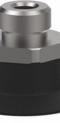 DE-STA-CO Vacuum Pad Assembly: G1/8 in, 20.07 mm Pad Dia, NBR, Black, 7.11 mm Pad Ht, 50A (MPN VC-F20N-18M). Key specifications — attr1019194: VC-F20N-18M; attr1019196: DE-STA-CO; attr1019197: 50A.