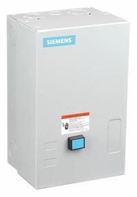 SIEMENS NEMA Magnetic Motor Starter: Non-Reversing, 3 Poles, NEMA Size 2-1/2, 60 A, 120V AC Coil (MPN 14GUG32BF). Key specifications — attr211388: SIEMENS; attr951451: 1NO; attr951453: 110/120V AC; attr951489: Three; attr951498: Screw Terminals; attr984425: 1NO; attr984429: Pilot Light; attr997361: None (Not Applicable to Electronic Overloads).