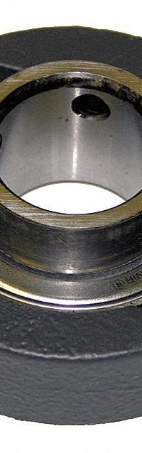 TIMKEN 2 Bolt Flange Bearing: Radial Ball, 1 1/4 in Bore, Cast Iron, Set Screws, 6 1/8 in Lg (MPN SCJT 1-1/4). Key specifications — Bore Type: Cylindrical; Brand: TIMKEN; Lubricant Material: NLGI #2 Equivalent; Mounting Bolt Size: 1/2 in; System of Measurement: Inch.