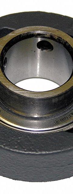 TIMKEN 2 Bolt Flange Bearing: Radial Ball, 1 1/4 in Bore, Cast Iron, Set Screws, 6 1/8 in Lg (MPN SCJT 1-1/4). Key specifications — Bore Type: Cylindrical; Brand: TIMKEN; Lubricant Material: NLGI #2 Equivalent; Mounting Bolt Size: 1/2 in; System of Measurement: Inch.
