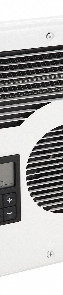 CADET Recessed Electric Wall-Mount Heater: 1000 W/1500 W/1600 W, 120/208/240V AC, Single/Three Phase (MPN CEC163TW). Key specifications — Grille Color: White; Programming Capability: Non-Programmable; Wattage Output: 1000 W/1500 W/1600 W; Voltage, Phase: 120/208/240V AC, 1 or 3-phase; Rough-In Dimensions - H x W x D: 10-1/8 in x 8 in x 4 in; Nominal Voltage - HVAC: 120V AC; Brand: CADET; Phase: Three.