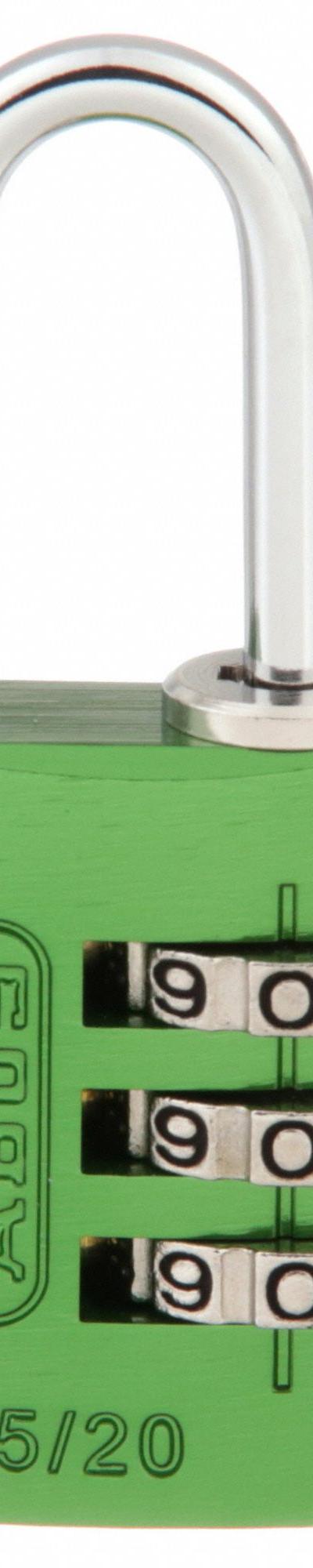 ABUS Combination Padlock: Scrolling Combo - TSA Approved Luggage Combination Padlocks