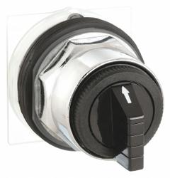 SCHNEIDER ELECTRIC Short-Handled Selector Switch: 30 mm Panel Mount Size, 3 Positions, D Cam (MPN 9001KS44B). Key specifications — Action: Maintained/Maintained/Maintained; Cam: D; Brand: SCHNEIDER; Switch Bezel Material Type: Metallic.