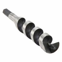IRWIN Auger Bits: 1 1/8 in Drill Bit Size, 7 1/2 in Overall Lg, Hex Shank, 7/16 in Shank Hex Size (MPN 49918). Key specifications — attr255259: Spur Auger; attr255260: High Speed Steel; attr255261: Bright (Uncoated); attr277197: IRWIN.