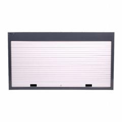 BETA Pegboard Wall Cabinet: 67 in x 6 in x 37 in, Roll Up, Recessed Pull Handle & Keyed, Gray, Steel (MPN C57P G). Key specifications — Duty Rating: Medium Duty; Cabinet Material: Steel; Assembled: Assembled; Cabinet Color: Gray; Brand: BETA.