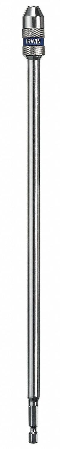 IRWIN Bit Holder: Bit Holder, Power, 1/4 in Compatible Bit Size, Hex Compatible Bit Shank, Magnetic (MPN 4935705). Key specifications — attr1132695: Hex; attr1132691: Not Impact Rated; attr1132694: Magnetic; attr1132704: IRWIN.