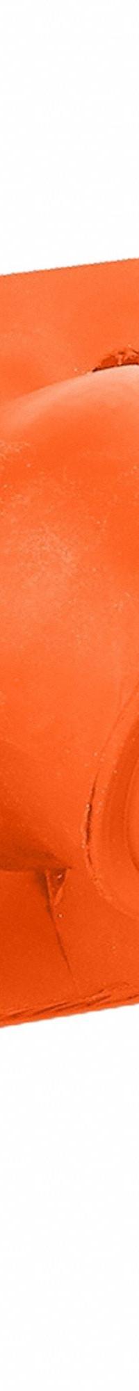 Single Pole Receptacle: Orange, Angled Taper Nose Mating, Threaded Stud Termination, 600V AC/600V DC (MPN 16R30-1UO). Key specifications — Series: 16; Receptacle Gender: Female; Brand: LEVITON.