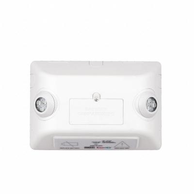 DUAL-LITE Remote Head: LED, Plastic, Ceiling/Wall, 6 W Lamp Watt, 2 Lamps, 18 V, Adj - Plastic Remote Heads
