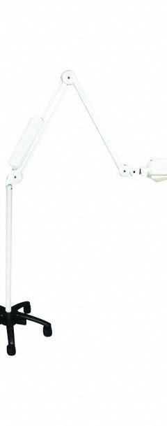 BURTON Examination Light: LED, 45,000 lux @ 18 in/90,000 lux @ 18 in, Floor Stand, 4100K, 95 CRI (MPN NXFL). Key specifications — Operating Voltage: 100 to 240V AC; Illumination: 45,000 lux @ 18 in; Power Source: Power Cord and Plug; Manufacturer Part Number: NXFL; Brand: BURTON; Color Temperature: 4100K.