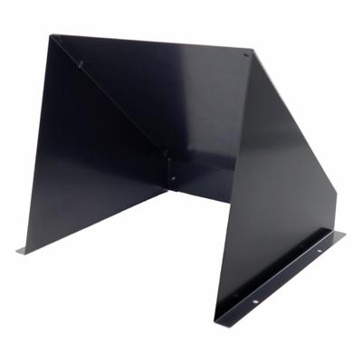 EDGECOOL Exhaust Diffuser: 7 1/16 in x 17 3/4 in, Air Conditioner Condenser, 892UT0 - Equipment Rack Air Conditioner Accessories