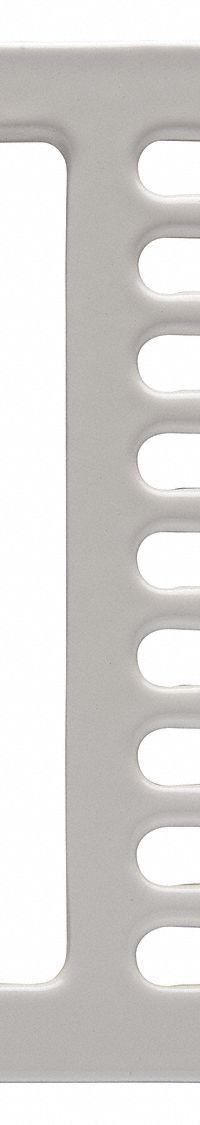 ZURN Strainer: Cast Iron, 7 3/4 in Overall Wd, 1 1/4 in Overall Ht, Enamel, Drop-In (MPN P1910-2-GRATE). Key specifications — Brand: ZURN; Finish: Enamel; Color: Gray; Material: Cast Iron; Connection Type: Drop-In; Grate Surface Style: Slotted; Product Type: Strainer.