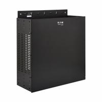 EATON TRIPP LITE Mini Server Rack Enclosure: 4 Rack Units, 21 1/2 in x 20 1/8 in x 8 in, Wall Mount (MPN SRWO4UBRKT). Key specifications — Brand: EATON TRIPP LITE; Includes: Front Panel; Material: Steel; Features_Broad: Low-Profile Vertical Orientation.