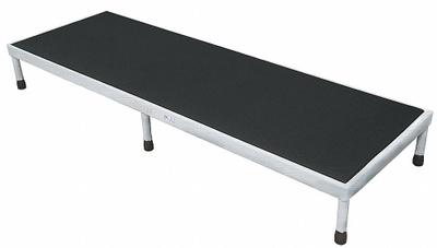 COTTERMAN Work Platform: 8 in Platform Ht - Max, 24 in Platform Wd, 60 in Platform Dp - Cushioned Adjustable-Height Single-Step Platforms