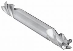 APPROVED VENDOR Square End Mill: Carbide, Double End, 4 Flute, 3/8" Mill Dia, 9/16" LOC, 2-1/2" OAL (MPN 236-001100)