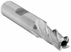 OSG Square End Mill: Cobalt, 4 Flute, 7.5 mm Mill Dia, 3/4" LOC, 63.5 mm OAL (MPN 5818500)