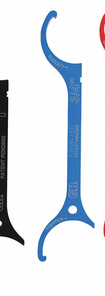 GARDNER BENDER Locknut Wrench Set: 1/2 in/1 in/3/4 in - Spanner Wrench Sets