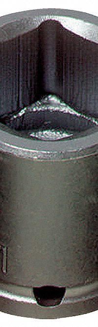 PROTO Impact Socket: 1/2 in Drive Size, SAE, 1 in Socket Size, 6-Point, Std, 1 3/4 in Overall Lg (MPN J7432H). Key specifications — attr1215501: PROTO; attr1215515: Black Oxide; attr1215518: 1 in.