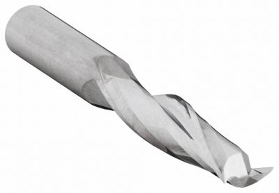 ONSRUD Solid Router Bit: Spiral O-Flute Upcut, 2 Flute, 16 mm Cutter Dia - Spiral O-Flute Router Bits for Plastics