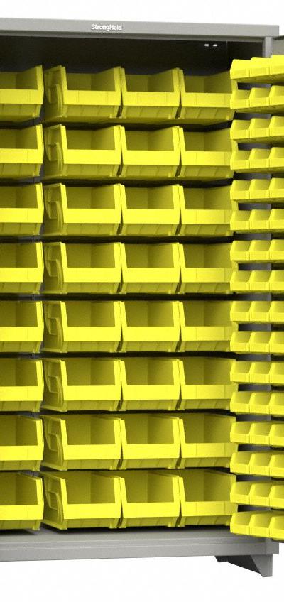 STRONG HOLD Bin Cabinet: 48 in x 24 in 75 in - Standard Bin Cabinets