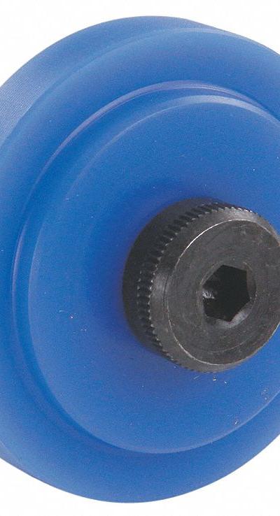80/20 Roller Wheel: 54 mm Roller Dia - T-Slot Stud Track Rollers