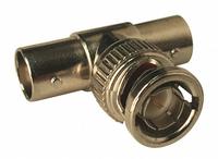 VITEK Coaxial T Connector: Male, Connector, Silver, Crimp-On, RG-59, T-Connector, BNC, 100 PK (MPN VT-BNC-T-1M100). Key specifications — attr930438: Connector; attr930422: VITEK; attr930423: Silver; attr930429: Chrome Plated; attr930430: Male; attr976216: T-Connector.