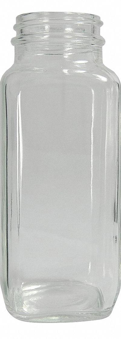 QORPAK Mixing/Storage/Sampling Bottle: 120 mL - Rectangular Glass Lab Bottles