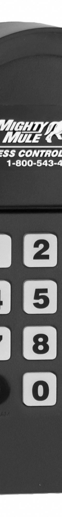 MIGHTY MULE Digital Keypad: For Use With Gate Operators, Black, Keypad Receiver, Black (MPN FM137). Key specifications — Brand: MIGHTY MULE; Color: Black; For Use With: Gate Operators; Product Type: Keypad Receiver.