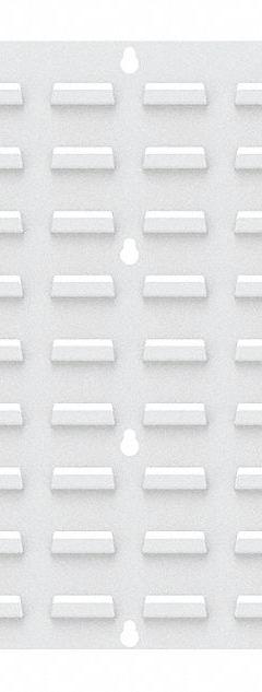 AKRO-MILS Louvered Panel: 20 in x 36 in x 5/16 in, 1 Sides, 0 Bins, White (MPN 30636TEXWHT). Key specifications — attr38851: White; attr38864: Powder Coated; attr38845: AKRO-MILS.