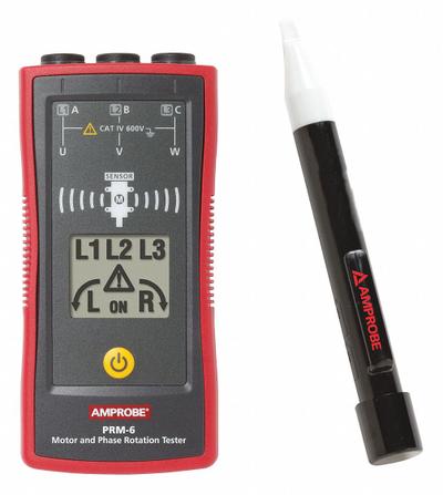 AMPROBE Voltage Detector: 50 V to 1,000 V, Digital Display, CAT III 1000V/CAT IV 600V - Voltage Tester Kits