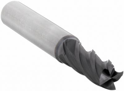 OSG Square End Mill: Carbide, TiAlN Coated, 4 Flute, 12 mm Mill Dia, 25 mm LOC - General Purpose Carbide Square End Mills