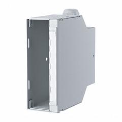 METZ CONNECT Fiber Optic Housing: Rail, Aluminum, OpDAT x M20 Cable Gland, 180° Mounting Angle (MPN 15024A10-E). Key specifications — Housing Material: Aluminum; Includes Connector: Unequipped; Mounting Type: Rail; Product Type: Housing without Splice Tray; Connector Color: Gray; Connection Type: OpDAT x M20 Cable Gland.
