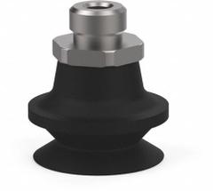 DE-STA-CO Vacuum Pad Assembly: G1/8 in, 20.07 mm Pad Dia, NBR, Black, 7.62 mm Pad Ht, 50A (MPN VC-B20N-18M). Key specifications — attr1019194: VC-B20N-18M; attr1019196: DE-STA-CO; attr1019197: 50A.