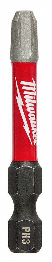 MILWAUKEE Power Bit: Power Bit, Imperial, PH3 Bit Industry Size, #3 Bit Size, Std, Hex, 25 PK (MPN 48-32-4163). Key specifications — attr1119695: MILWAUKEE; attr1119703: Alloy Steel; attr1119710: Standard; attr1119708: Hex; attr1202404: #3.