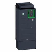 SCHNEIDER Variable Frequency Drive: In Phase Three, Out Phase Three, 60 hp, IP20, No Bypass, Compact (MPN ATV930D37S6). Key specifications — Style: Compact; Color: Black/Green; Output Phase: Three.