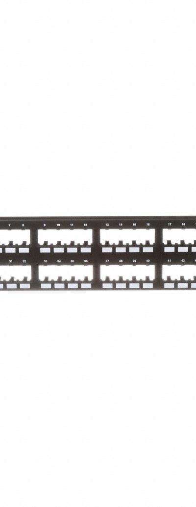 PANDUIT Patch Panel: 2 Rack Units - Rack-Mount Modular Patch Panels