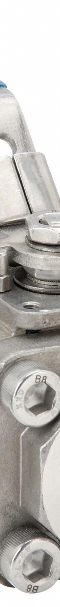 MILWAUKEE VALVE Manual Two-Way Ball Valve: 3/4 in, Stainless Steel, Straight, Socket x Socket (MPN 35FSS1NLL-034). Key specifications — Brand: MILWAUKEE VALVE; Seat Material: Polymer; Handle: Locking Lever.