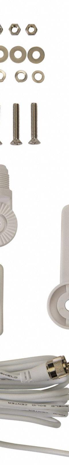 COBRA Antenna: VHF, Fits Cobra, For BlueBound, MRF, VHF, 156 MHz to 162 MHz, 8 ft Overall Lg, White (MPN CM 300-008). Key specifications — Compatible Radio Series: BlueBound, MRF; Band Type: VHF; Brand: COBRA; Antenna Type: VHF; Color: White.