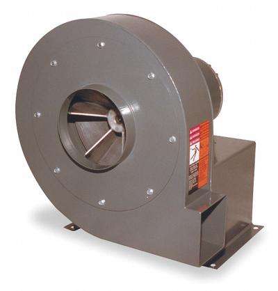 Dayton High Pressure Blower: 9 in Wheel, Direct Drive, Includes Drive Pack, 270 cfm @ 4 in SP - High-Pressure Direct-Drive Blowers with Drive