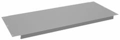 TENNSCO Workbench Shelf: 48 in Overall Wd, 20 in Overall Dp, Gray, Steel, Includes Mounting Hardware (MPN FS-48). Key specifications — Includes Mounting Hardware: Yes; Color: Gray.