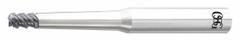 OSG Corner Radius End Mill: Carbide, WXS Coated, 3 Flute, 4 mm Mill Dia, 6 mm LOC, 1 mm Rad (MPN 3097443)