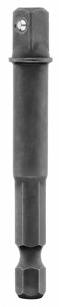 DEWALT Hex Drive Socket Adapter: 1/4 in Input Drive Size, Black Oxide, Square, Male, Hex, 25 PK (MPN DW2541IRB). Key specifications — attr1204900: Square; attr1204904: Locking Included; attr1204910: DEWALT; attr1204913: Black Oxide.