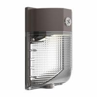 LED Residential Wall Pack: LED, 4,100 lm, 3000K/4000K/5000K, 30 W, 120 to 277V AC, Type IV (MPN RWP30-SCT-G1-10-BZ). Key specifications — Housing Color: Bronze; Color Temperature: 5000K.