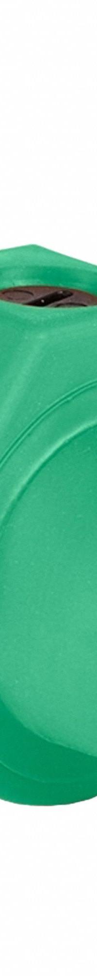 Single Pole Receptacle: Green, Straight Taper Nose Mating, Angled One-Hole Bus Bar Termination (MPN 16F21-UG). Key specifications — Series: 16; Receptacle Gender: Female; Brand: LEVITON.