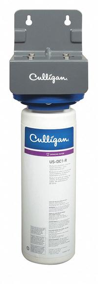 CULLIGAN Water Filtration System: 0.5 micron Micron Rating, 2,000 gal Service Life - Gallons, White (MPN US-DC-1). Key specifications — Reduces: Chlorine Odor.
